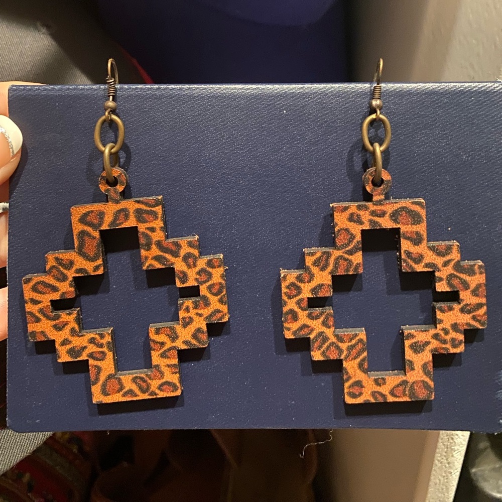 Aztec inspired earrings